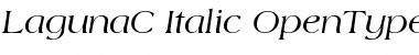 LagunaC Italic Font