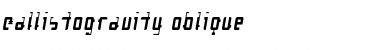 CallistoGravity Medium Italic Font