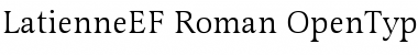 LatienneEF-Roman Font