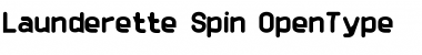 Launderette Spin Font