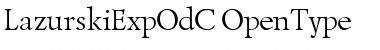 LazurskiExpOdC Font