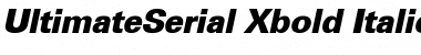 UltimateSerial-Xbold Italic
