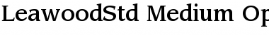 ITC Leawood Std Medium Font
