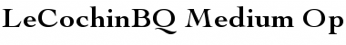 Le Cochin BQ Regular Font