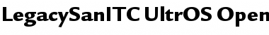 Legacy Sans ITC Ultra OS Font