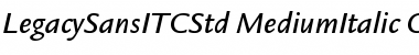 Legacy Sans ITC Std Medium Italic