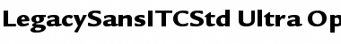Legacy Sans ITC Std Ultra