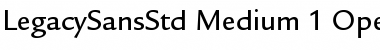 ITC Legacy Sans Std Medium Font