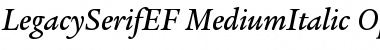 LegacySerifEF MediumItalic Font