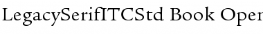 Legacy Serif ITC Std Font