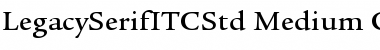 Legacy Serif ITC Std Medium Font