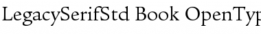 ITC Legacy Serif Std Font