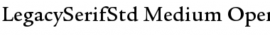 ITC Legacy Serif Std Medium