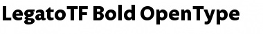 Legato TF Bold Font