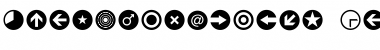 Leitura Symbols Circles Font