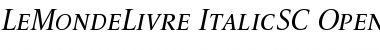 LeMonde Livre SC Italic Font