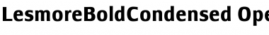 LesmoreBoldCondensed Regular Font