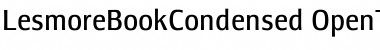 LesmoreBookCondensed Regular Font