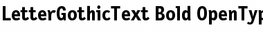 LetterGothicText Bold