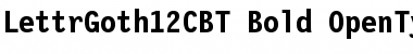 LettrGoth12C BT Bold Font