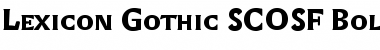 Lexicon Gothic SCOSF Font