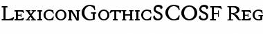 LexiconGothicSCOSF Font