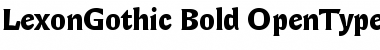Lexon Gothic Bold Font