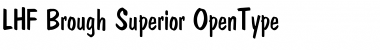 LHF Brough Superior Regular Font