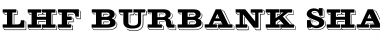 LHF Burbank Shadow Font