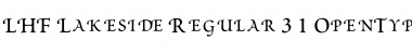 LHF Lakeside Regular 3 Regular Font