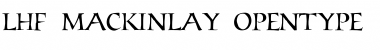 LHF Mackinlay Font