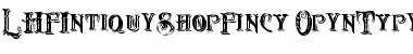 LHF Antique Shop Fancy Regular Font