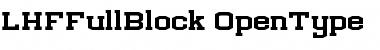 LHFFullBlock Font
