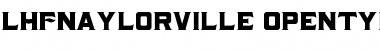 LHFNaylorville Regular Font