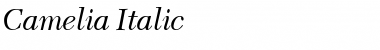 Camelia Italic Font