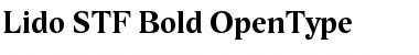Lido STF Bold Font