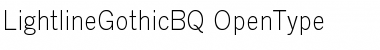 Lightline Gothic BQ Font