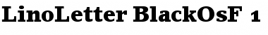 LinoLetter Font