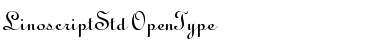Linoscript Std Font