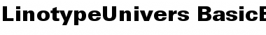 LinotypeUnivers BasicBlack Font