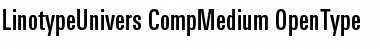 LinotypeUnivers CompMedium Font