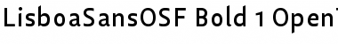 Lisboa Sans OSF Bold