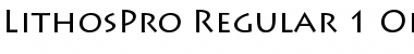 Lithos Pro Regular Font