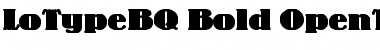 Lo-Type BQ Font