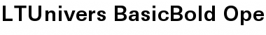 LTUnivers 630 BasicBold Font