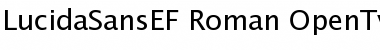 LucidaSansEF Roman Font