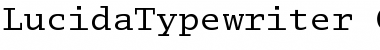 Lucida Typewriter Regular Font