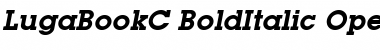 LugaBookC Bold Italic