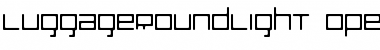 LuggageRound Font