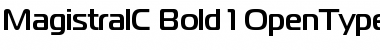 MagistralC Bold Font